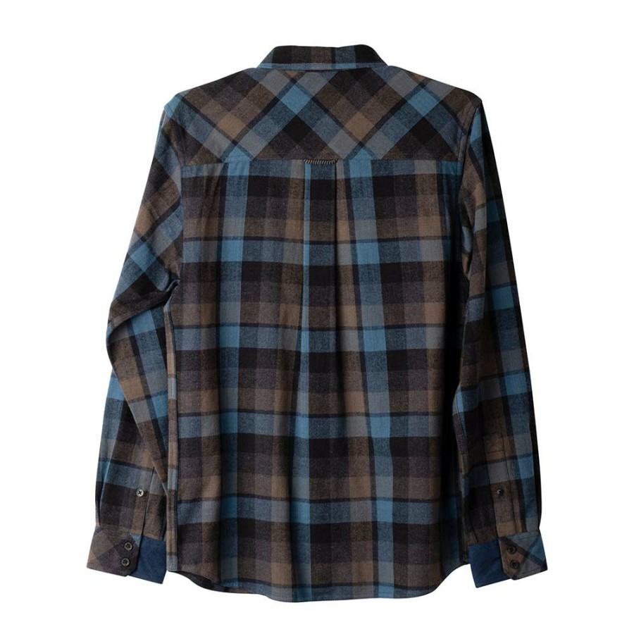 Men'S Shirts * | Kavu Buffaroni Flannel Shirt Men'S Raven