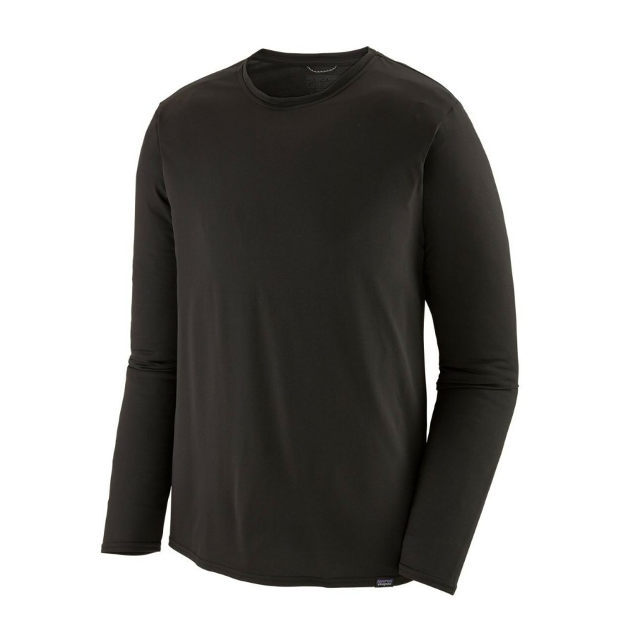 Men'S Shirts * | Patagonia Long-Sleeved Capilene Cool Daily Shirt Men'S (Fall 2022) Black