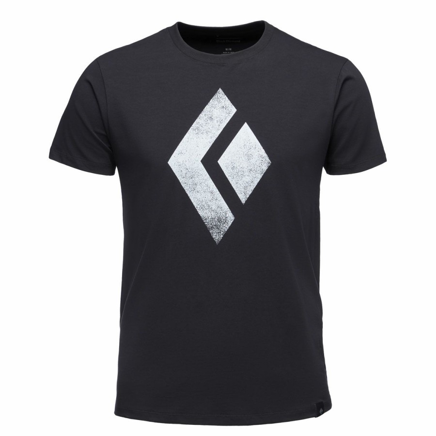 Men'S Shirts * | Diamond Short Sleeve Chalked Up Tee Men'S Black