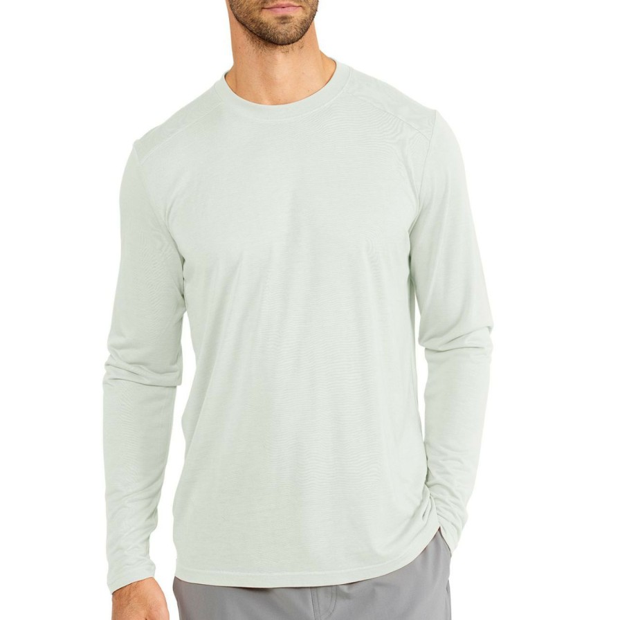 Men'S Shirts * | Free Fly Bamboo Lightweight Long Sleeve Men'S (Spring 2022) Sage