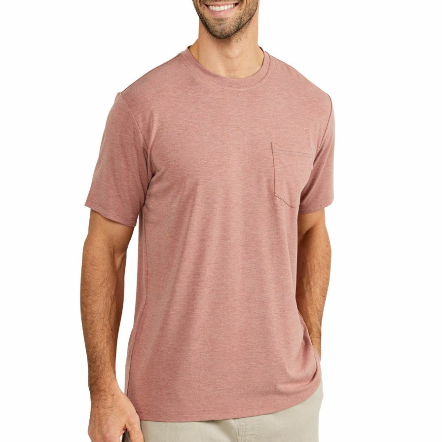 Men'S Shirts * | Free Fly Bamboo Flex Pocket Tee Men'S