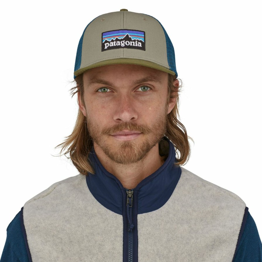 Caps * | Patagonia P-6 Logo Trucker Hat (Fall 2022) Garden Green