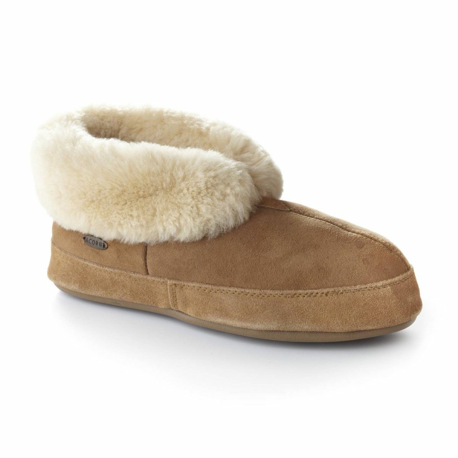 Footwear * | Acorn Sheepskin Bootie Slippers Men'S