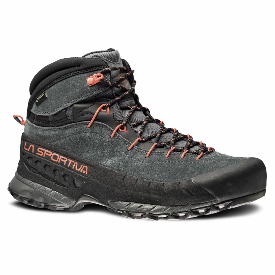 Footwear * | La Sportiva Tx4 Mid Gtx Men'S Carbon / Flame