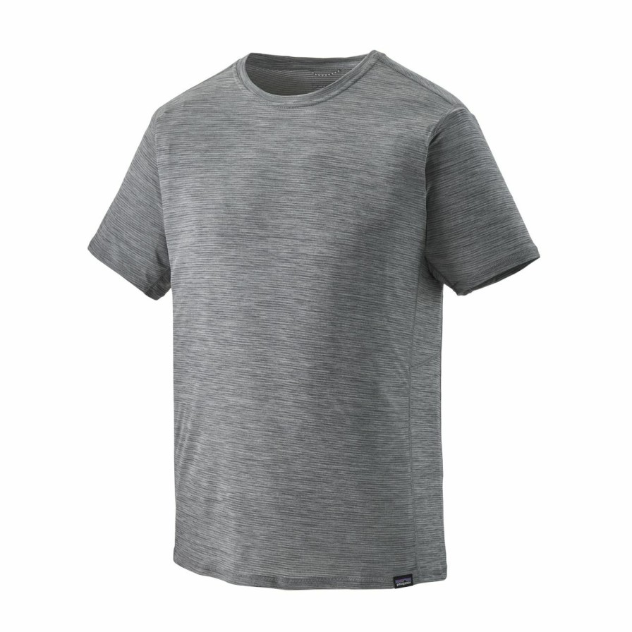 Men'S Shirts * | Patagonia Capilene Cool Lightweight Shirt Men'S Forge Grey / Feather Grey X-Dye