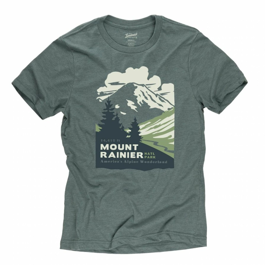 Men'S Shirts * | Landmark Project Mount Rainier Short Sleeve Men'S Manatee