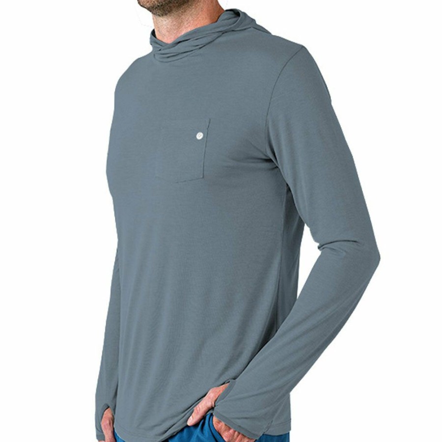 Men'S Shirts * | Free Fly Bamboo Lightweight Hoody Men'S (Fall 2021)