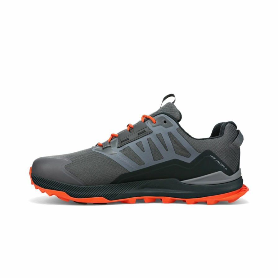 Footwear * | Altra Lone Peak All-Wthr Low 2 Men'S Gray / Orange