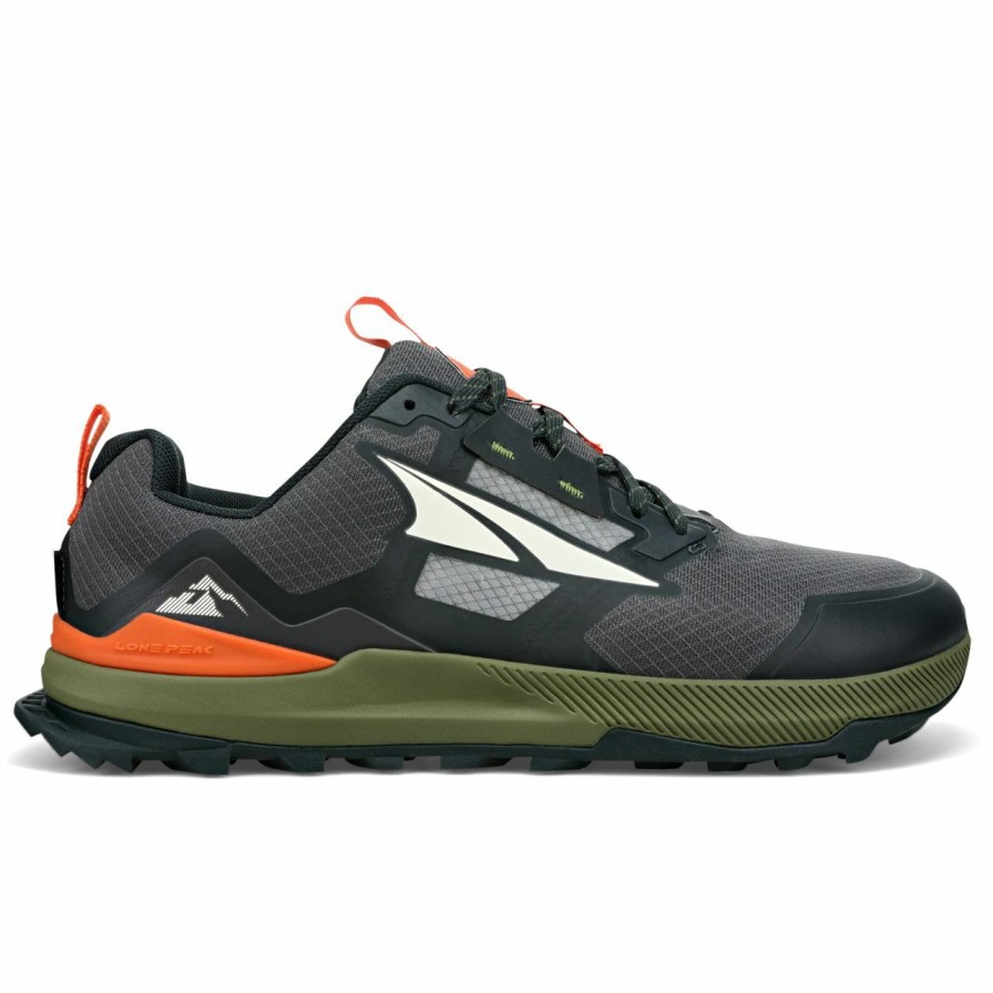 Footwear * | Altra Lone Peak 7 Men'S Black / Gray