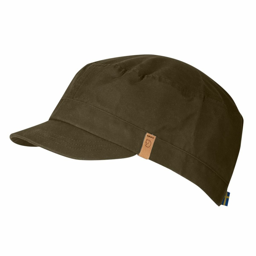 Caps * | Fjallraven Singi Trekking Cap Dark Olive