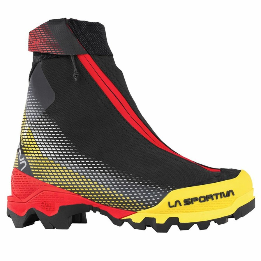 Footwear * | La Sportiva Aequilibrium Top Gtx Men'S Black / Yellow