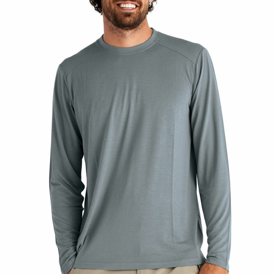 Men'S Shirts * | Free Fly Bamboo Lightweight Long Sleeve Men'S