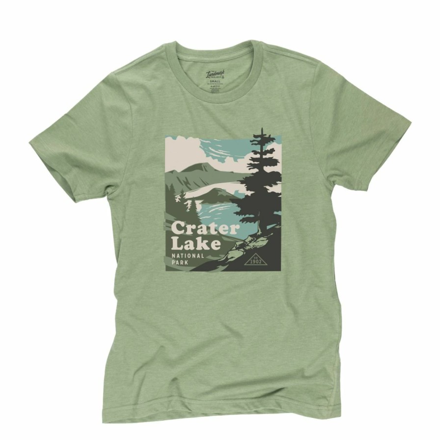 Men'S Shirts * | Landmark Project Crater Lake National Park Short Sleeve Cactus