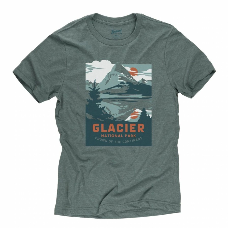 Men'S Shirts * | Landmark Project Glacier National Park Short Sleeve Manatee