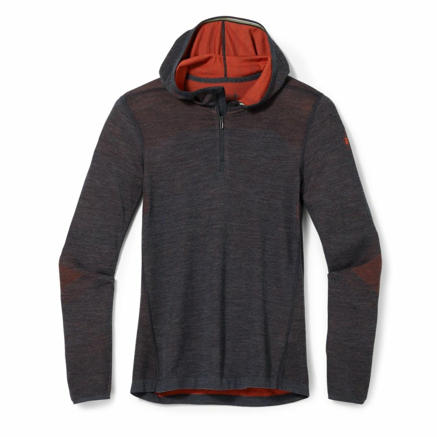 Men'S Shirts * | Smartwool Intraknit Thermal Merino Base Layer 1/2 Zip Hoodie Men'S