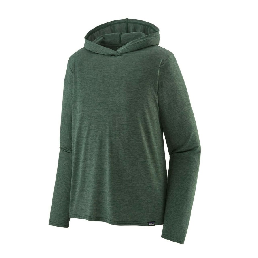 Men'S Shirts * | Patagonia Capilene Cool Daily Hoody Men'S (Fall 2022) Pinyon Green / Hemlock Green X-Dye