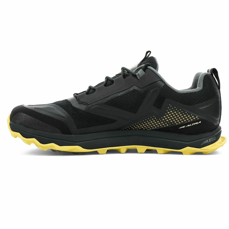 Footwear * | Altra Lone Peak All-Wthr Low Men'S (Fall 2022) Black / Yellow